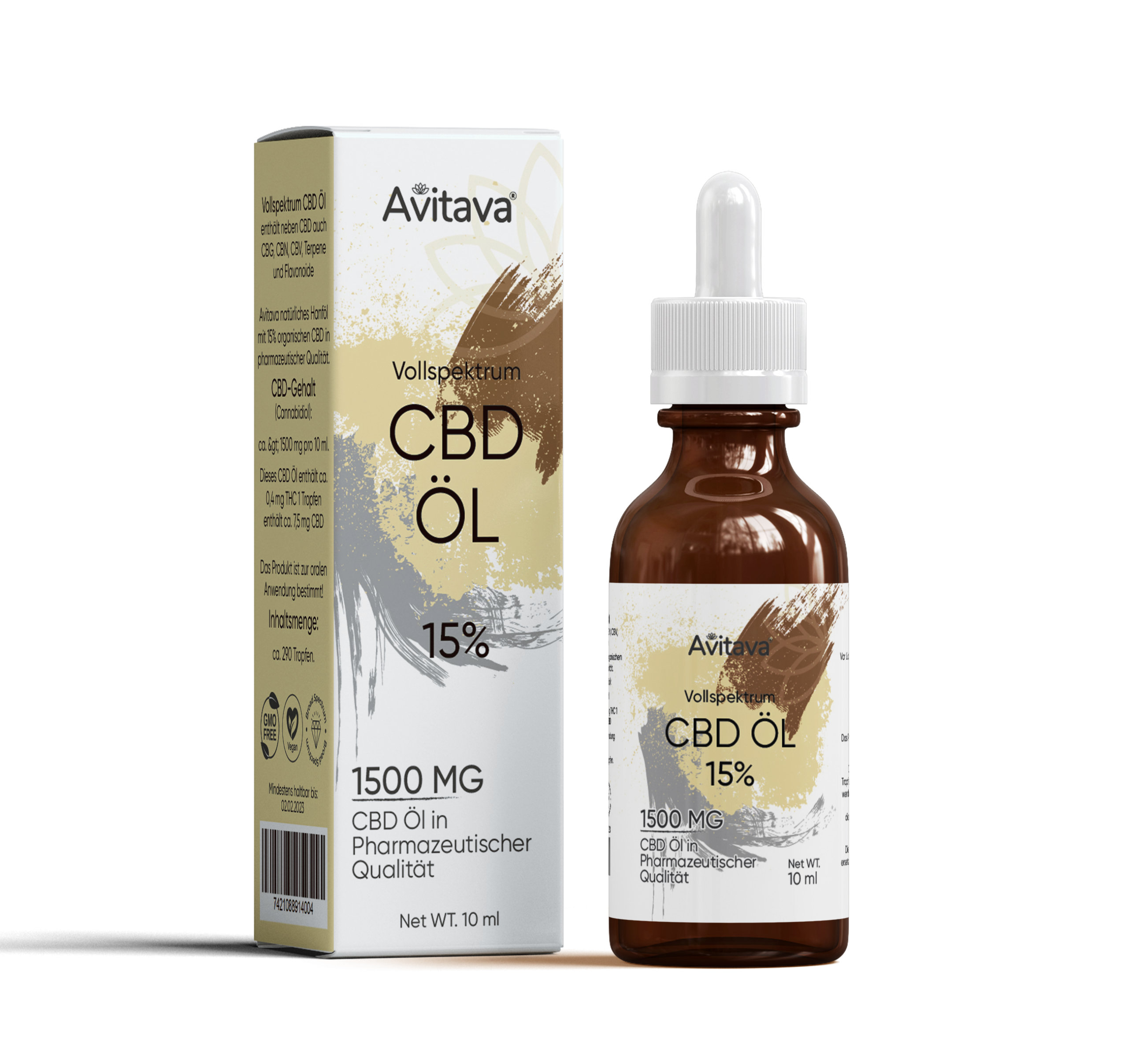 Avitava CBD Öl 15% 10 ml Avitava CBD Öl 15% 10 ml