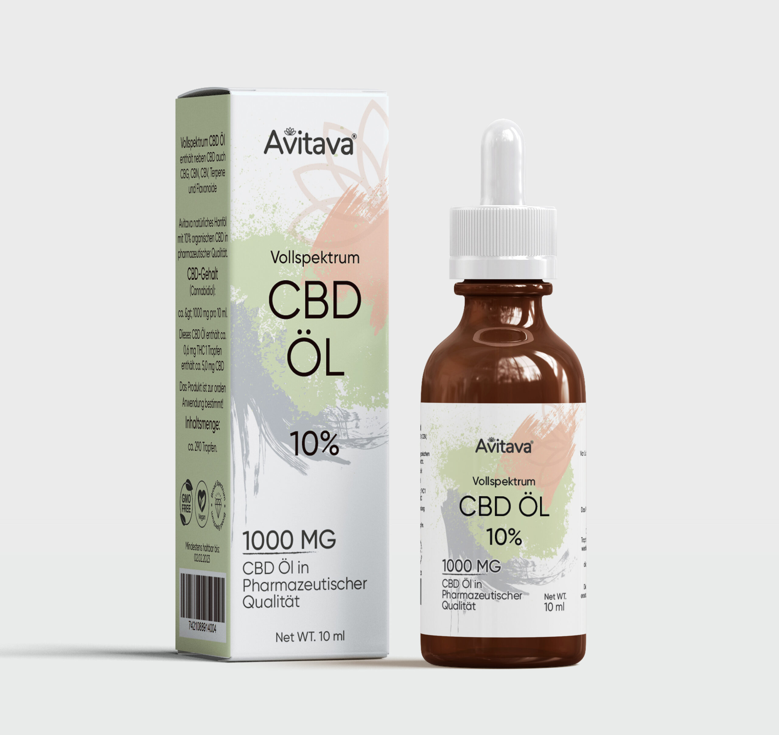 Jinxx - 10% Vollspektrum 1000 mg CBD Öl THC-frei Jinxx - 10% Vollspektrum 1000 mg CBD Öl THC-frei