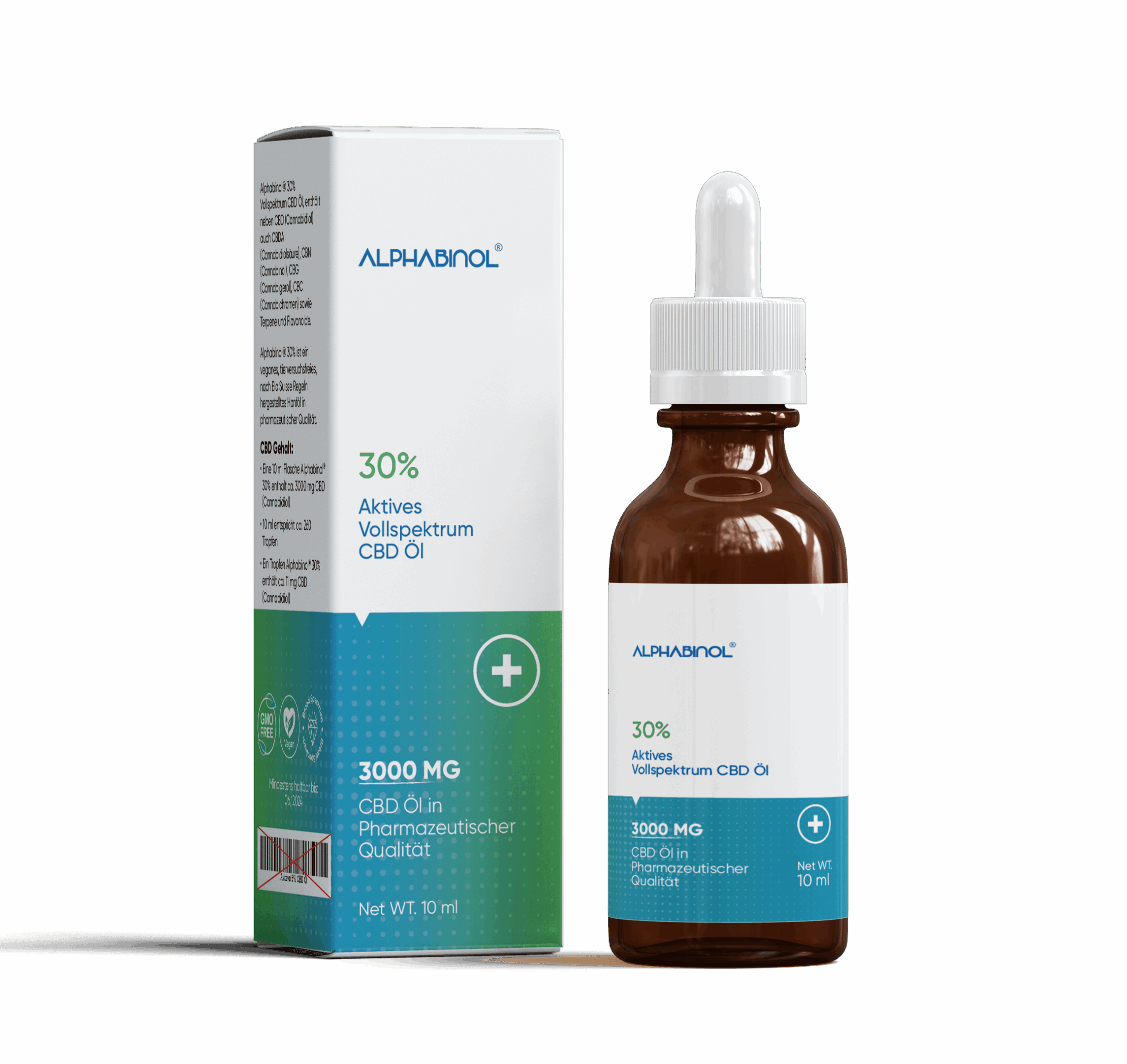 ALPHABINOL® 30% 3000 mg Premium Vollspektrum Öl ALPHABINOL® 30% 3000 mg Premium Vollspektrum Öl