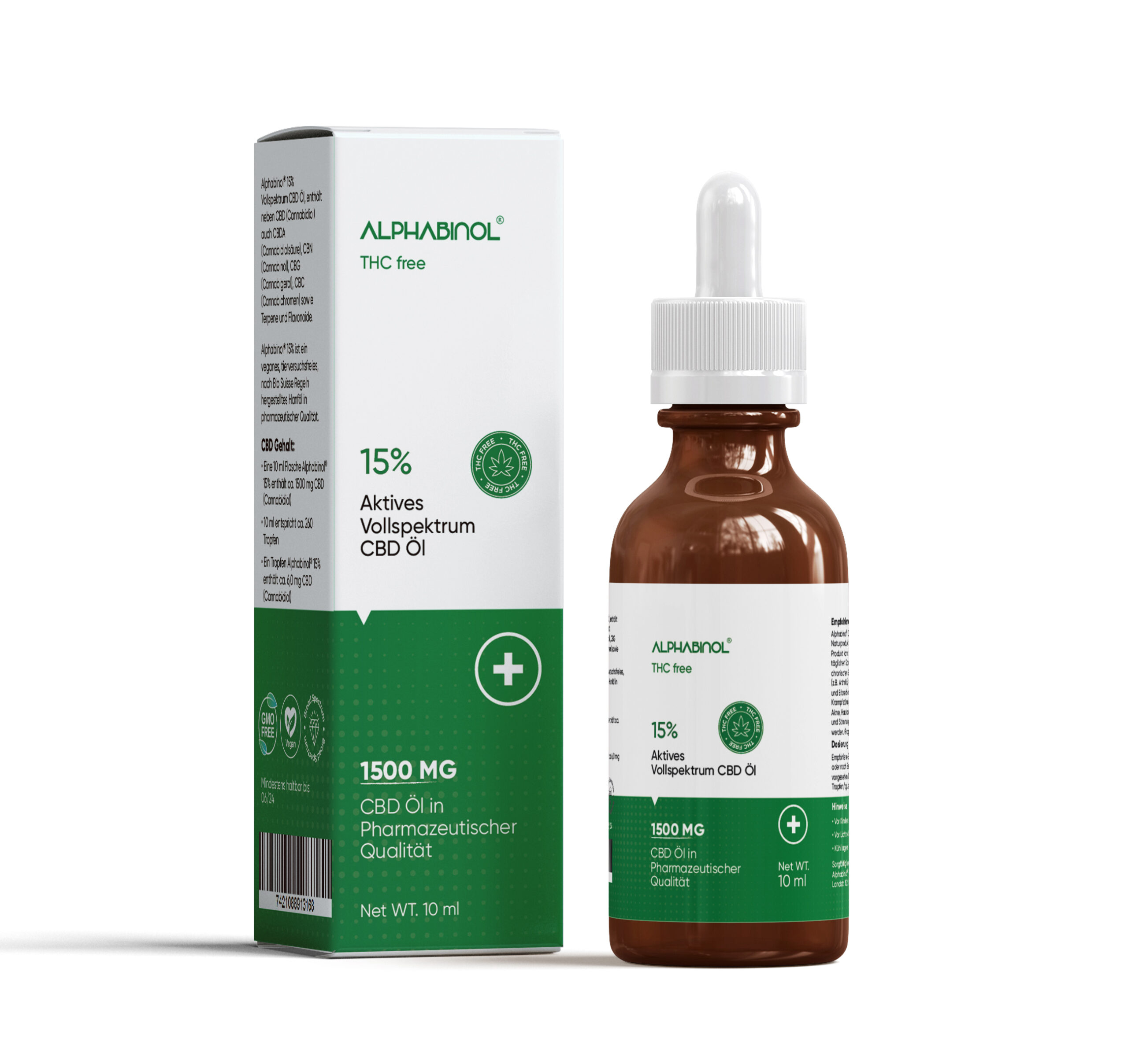 ALPHABINOL® 40% 4000 mg Premium Vollspektrum Öl ALPHABINOL® 40% 4000 mg Premium Vollspektrum Öl