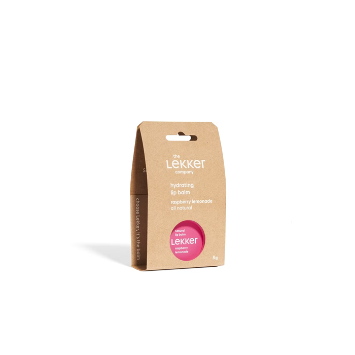 The Lekker Company Lip Balm - Raspberry Lemonade 8 g The Lekker Company Lip Balm - Raspberry Lemonade 8 g