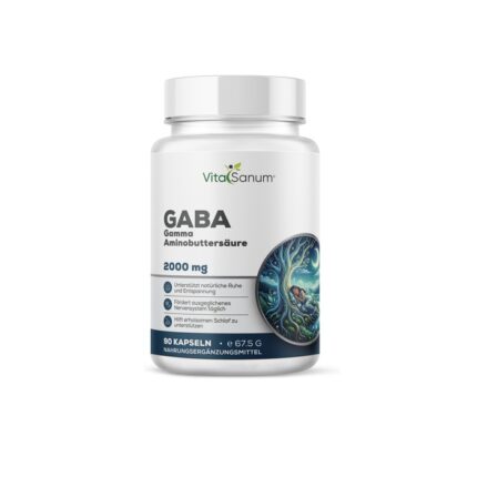 VitaSanum® - GABA 750mg 90 Tabletten - mit Gamma-Aminobuttersäure
