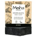 Meina Naturkosmetik - Schwarze Haarseife mit Aktivkohle