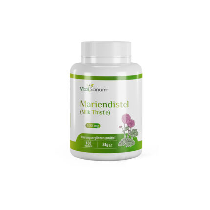 VitaSanum® - Mariendistel (Milk Thistle) 500 mg 100 Kapseln