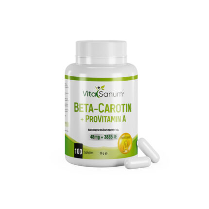 VitaSanum® - Beta-Carotin (ProVitamin A 3885 IE) 100 Tabletten