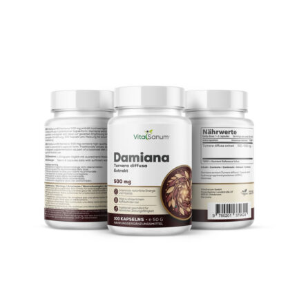 VitaSanum® Damiana 500 mg – Turnera diffusa Extrakt