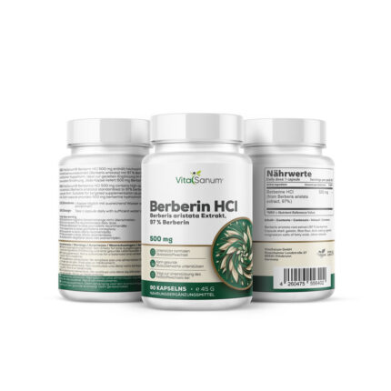 VitaSanum® - Berberin HCL (Hydrochlorid) 500 mg 90 Kapseln