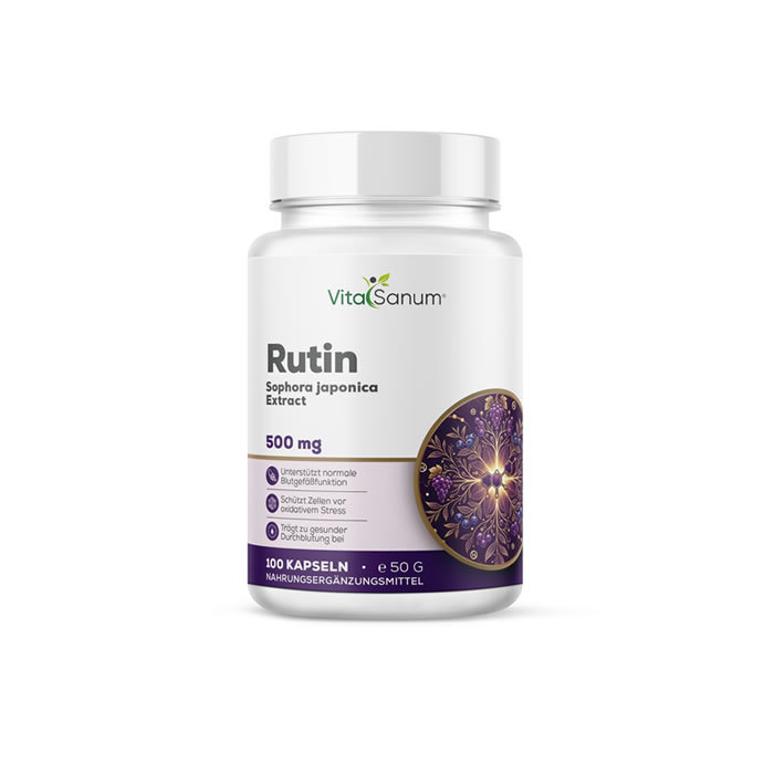 VitaSanum®- Rutin (Sophora japonica) 500 mg 100 Kapseln VitaSanum®- Rutin (Sophora japonica) 500 mg 100 Kapseln