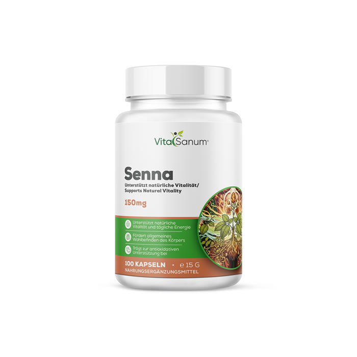 VitaSanum®- Senna (Cassia angustifolia) 150 mg 100 Kapseln VitaSanum®- Senna (Cassia angustifolia) 150 mg 100 Kapseln