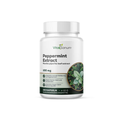 VitaSanum® Pfefferminze (Mentha piperita) 100 mg – 100 Kapseln
