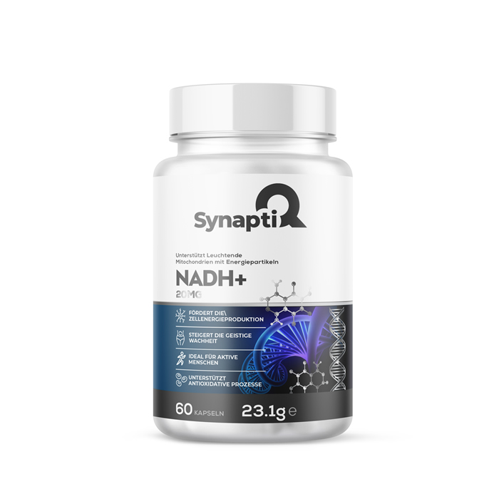 SynaptiQ® NADH+ 60 Kapseln 20 mg SynaptiQ® NADH+ 60 Kapseln 20 mg