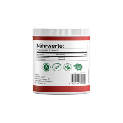 VitaSanum® Creatine HCl – Leistungssteigerung mit maximaler Reinheit