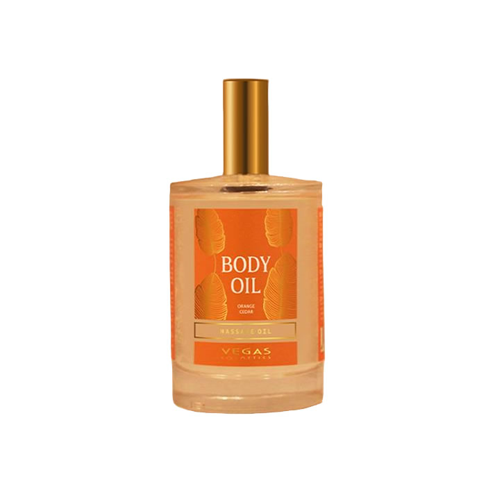 Vegas Cosmetics - Massageöl Orange/Zeder Vegas Cosmetics - Massageöl Orange/Zeder
