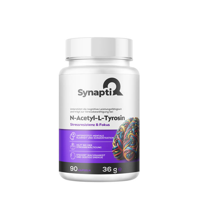 SynaptiQ®- N-Acetyl-L-Tyrosin (NALT) – Stressresistenz & Fokus SynaptiQ®- N-Acetyl-L-Tyrosin (NALT) – Stressresistenz & Fokus
