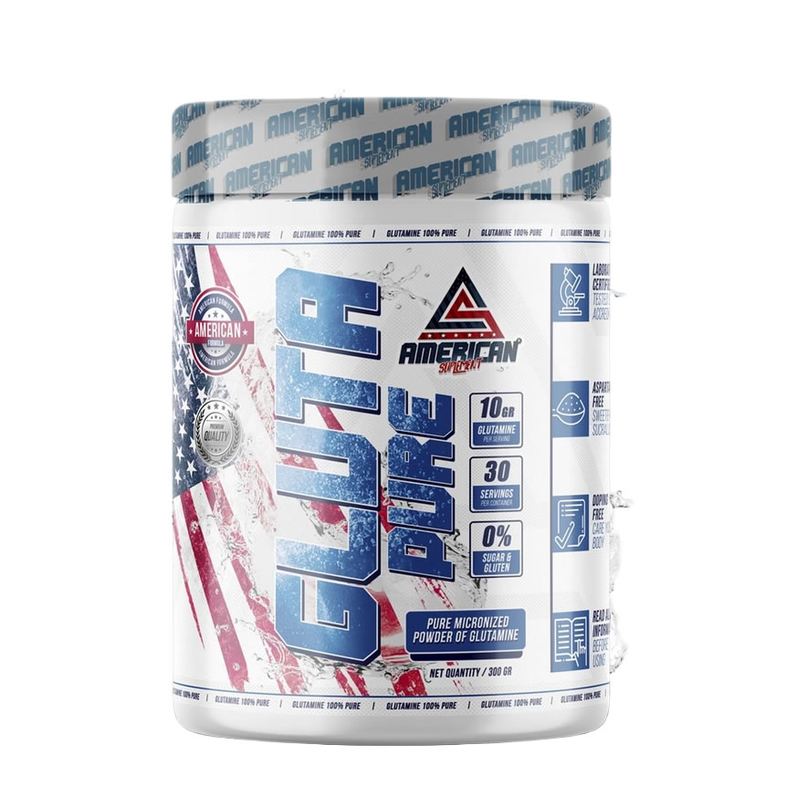 American Supplement - 100 % reines fermentiertes Glutamin - 300 g American Supplement - 100 % reines fermentiertes Glutamin - 300 g